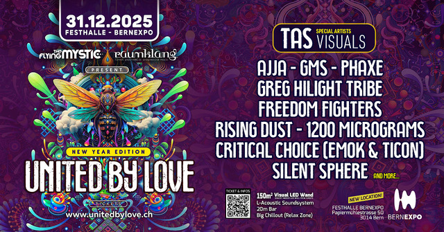 United by Love 2025 (The Flying Mystic & Raumklang) · 31 Dec 25, 20:00