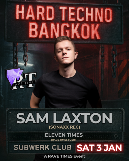 ⛓️Hard Techno w/ SAM LAXTON (Sonaxx Rec) | SUBWERK Club · 3 janv. 26, 22:00