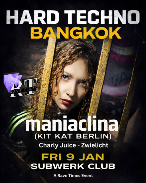 HARD TECHNO w/ Maniaclina (Kit Kat Berlin) | by Rave Times · 9 ene 26, 22:00