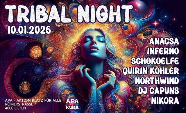 Tribal Night · 10 Jan 26, 19:00