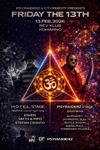 FRIDAY THE 13TH · 13 feb 26, 21:00