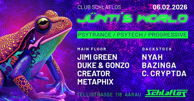 Jünti`s Wold pres. Frog on Acid · 6 Feb 26, 23:00
