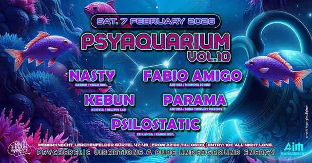 PSYAQUARIUM Vol.10 · 7 Feb 26, 22:00