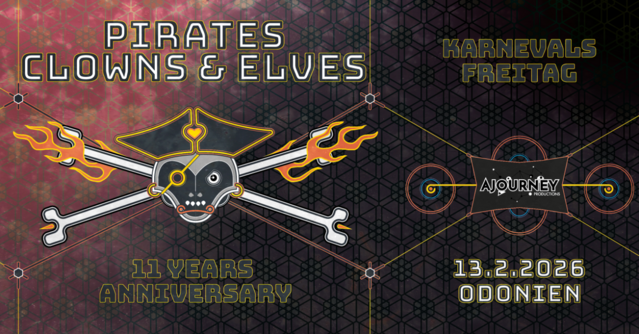 Pirates, Clowns & Elves (11 Years Anniversary) w/ Djoanna, Future Moon · 13.02.26, 23:00