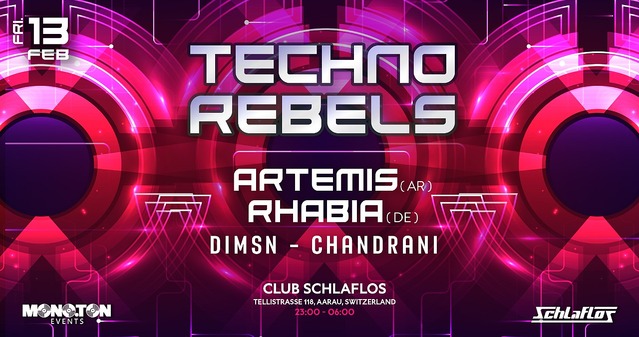 Techno Rebels w/ Artemis (AlpaKa MuziK) · 13 févr. 26, 23:00