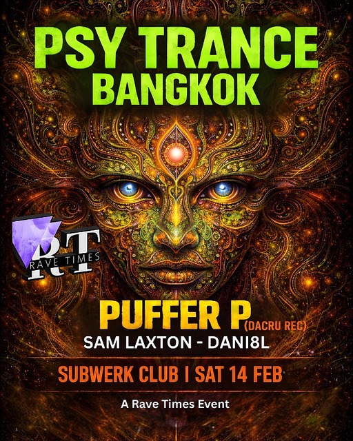 Psy Trance w/Puffer P (Dacru Records) · 14 Feb 26, 22:00