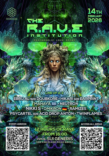 The R.A.V.E. Institution, Psychedelic Love Story Edition · 14.02.26, 16:00
