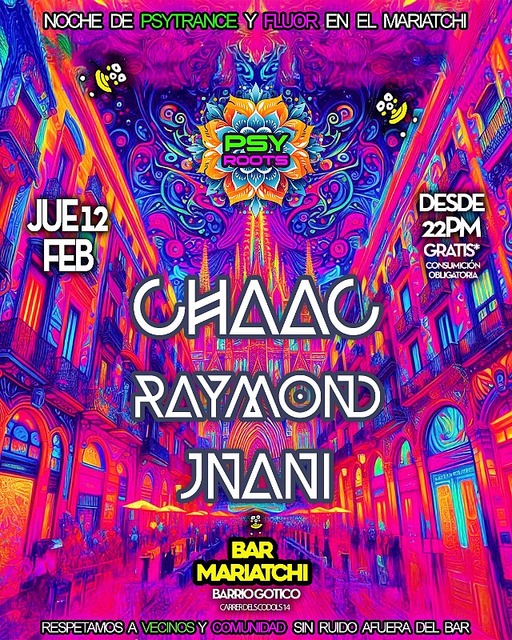 PSYROOTS PSYTRANCE COMMUNITY BARCELONA · 20 Feb 26, 22:00
