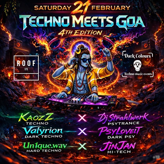 Techno meets Goa 4th edition · 21 Feb 26, 23:00