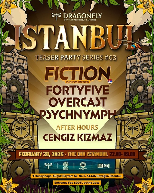 Dragonfly Festival Teaser Party Series #03 ISTANBUL · 28.02.26, 22:00