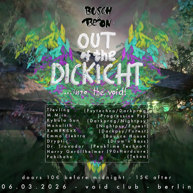 Busch & Beton: OUT OF THE DICKICHT · 06.03.26, 23:00