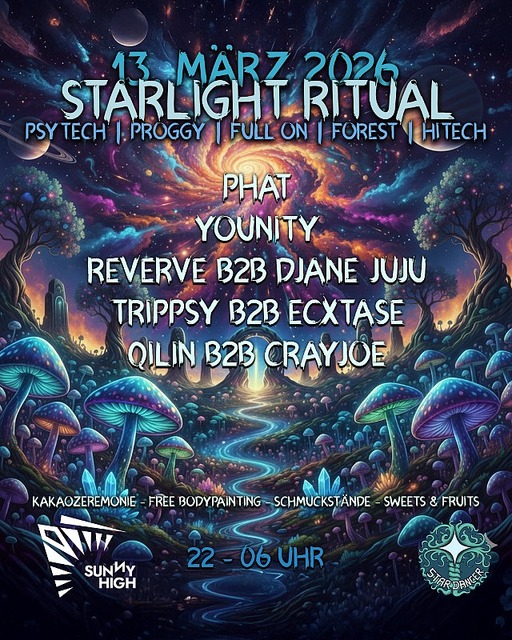 Starlight Ritual @ Sunny High Club · 6 mar 26, 22:00