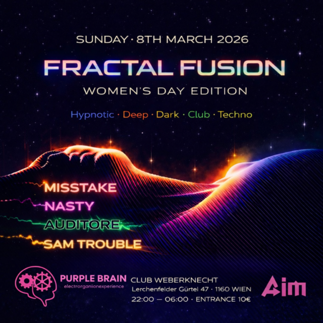 FRACTAL FUSION: Women's Day Edition · 8 Mar 26, 22:00