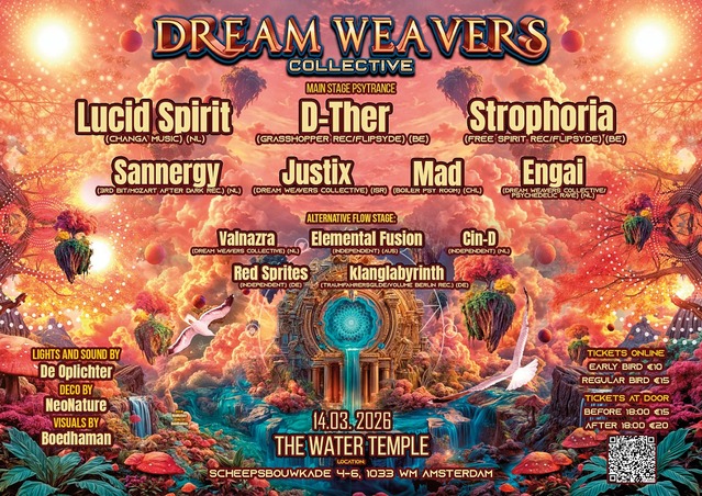 Dream Weaver Collective: The Water Temple · 14 Mar 26, 15:00