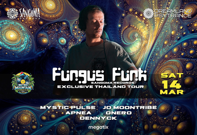 Fungus Funk (Sangoma) 2h set in Koh Phangan by Dreamland Psytrance Jungle Party · 14.03.26, 19:00