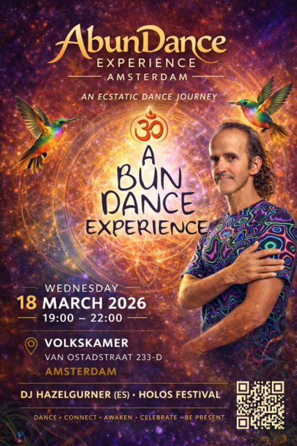 AbunDance Experience Amsterdam - An Ecstatic Dance Journey - DJ Hazelgurner (ES) · 18 mars 26, 19:00