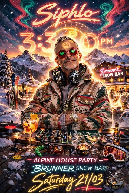 Alpine House Party · 27 Mar 26, 14:00