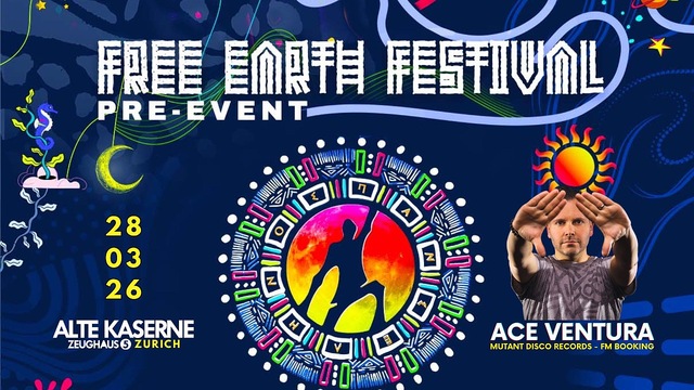 Free Earth Festival Pre-Event w/Ace Ventura · 28 Mar 26, 22:00