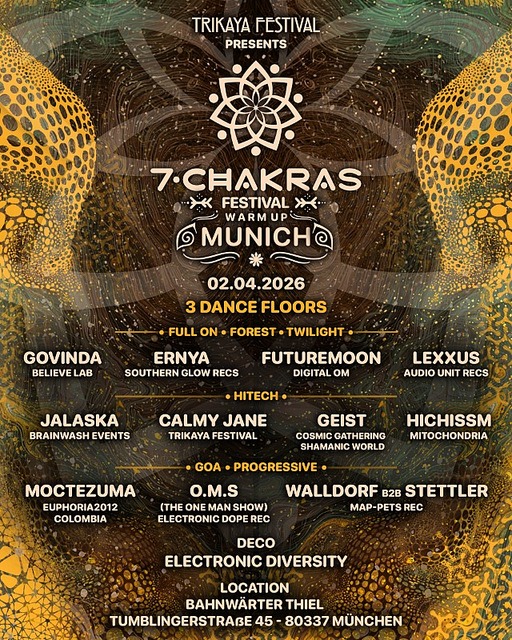 7 Chakras x TRIKAYA Festival • Teaser Gathering · 02.04.26, 22:00