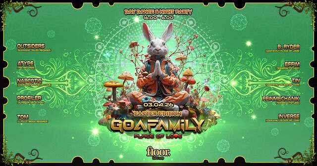 GOAFAMILY  **Day & Night Easter Special** · 3 Apr 26, 16:00