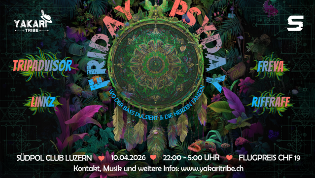 Friday Psyday · 10 Apr 26, 22:00