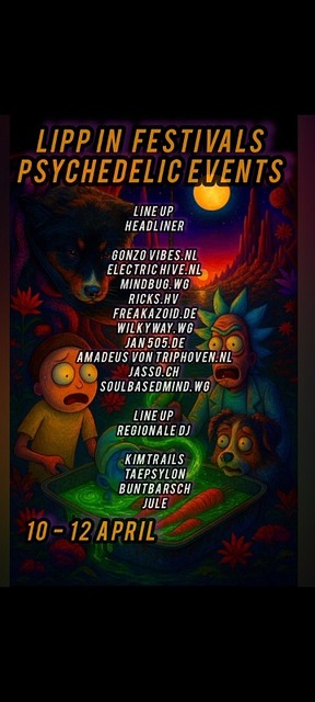 Lipp in Festival the Lippen psychedelic Events · 10 avr. 26, 20:00