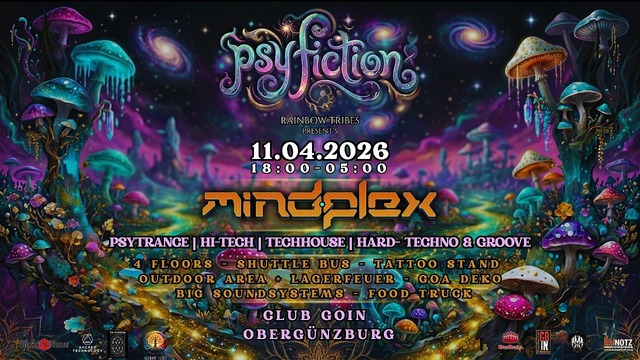 Psy Fiction w/ MINDPLEX & more... · 11 Apr 26, 18:00
