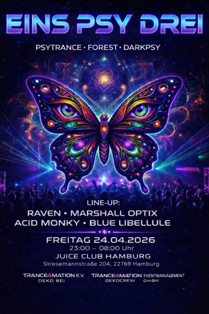 Eins Psy Drei · 24 Apr 26, 23:00