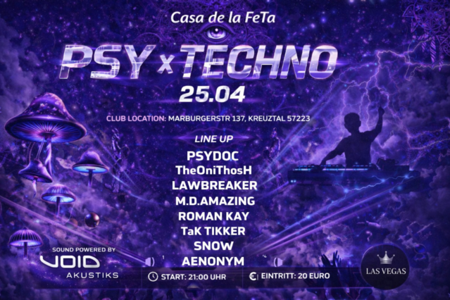 🫟Casa_de_la_FeTa PsyxTechno 🫟 · 25.04.26, 21:00