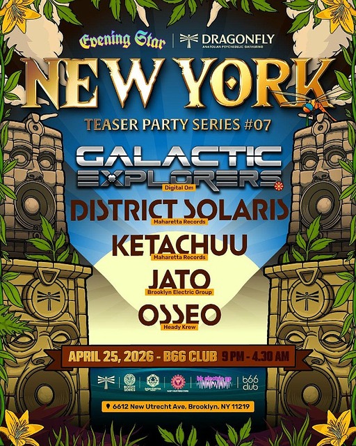 Dragonfly Festival Teaser Party Series #07 NEW YORK · 25 avr. 26, 21:00