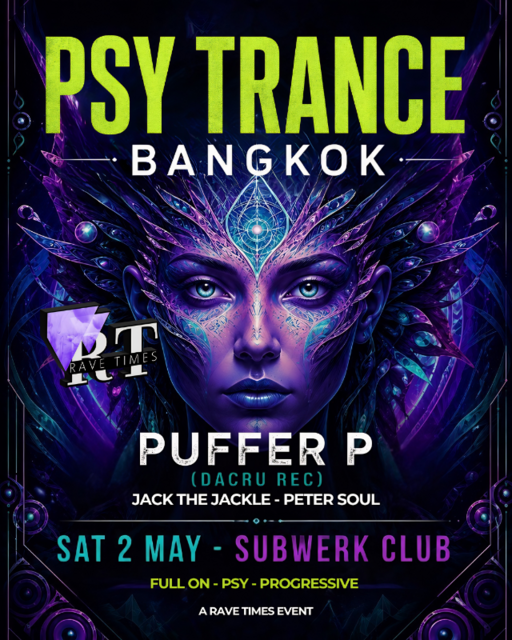 🕉️ Psy Trance w/ Puffer P (Dacru Rec.) by Rave Times · 2 may 26, 22:00