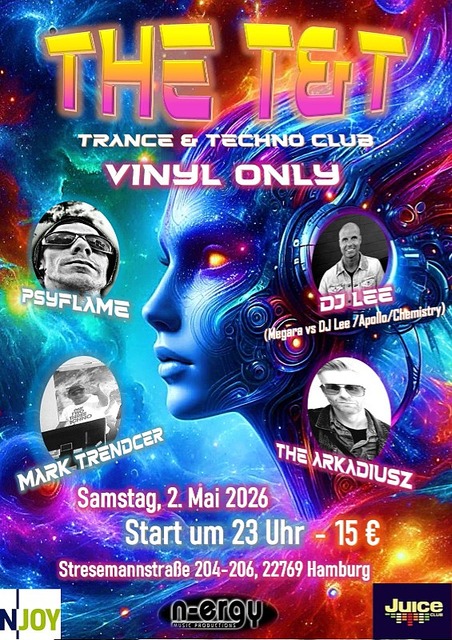 The T&T / Trance & Techno Club  - VINYL ONLY! · 2 May 26, 23:00