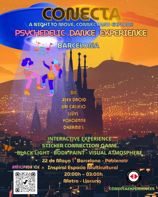 CONECTA - Psychedelic Dance Experience · 8 May 26, 20:00