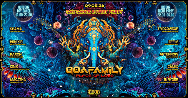 **GOAFAMILY Day Dance & Night Party** · 9 mai 26, 14:00
