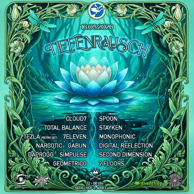 ⚓️ TIEFENRAUSCH ~ 2026 ⚓️ w/ Cloud7, Total Balance, Tezla uvm. · 16 May 26, 22:00