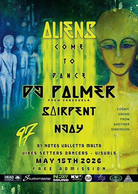 Aliens come to dance · 15.05.26, 21:00
