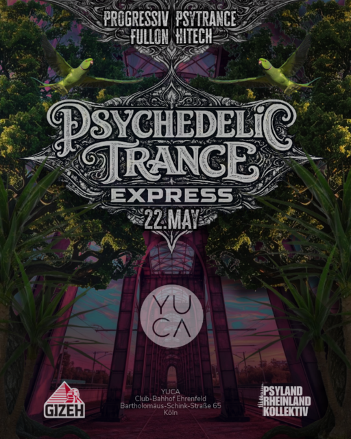 Psychedelic Trance Express X Club Yuca · 22 May 26, 23:30