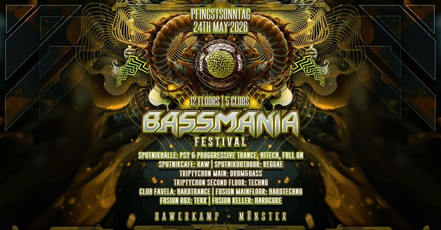 Bassmania XXL Mai · 24 May 26, 22:00