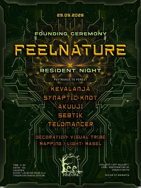 FeelNature Kulturverein Launch Party · 29.05.26, 21:00