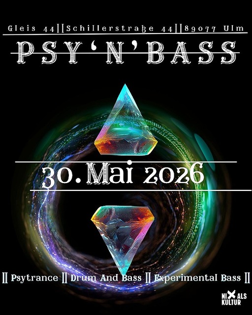 PSY'N'BASS · 30 May 26, 22:00