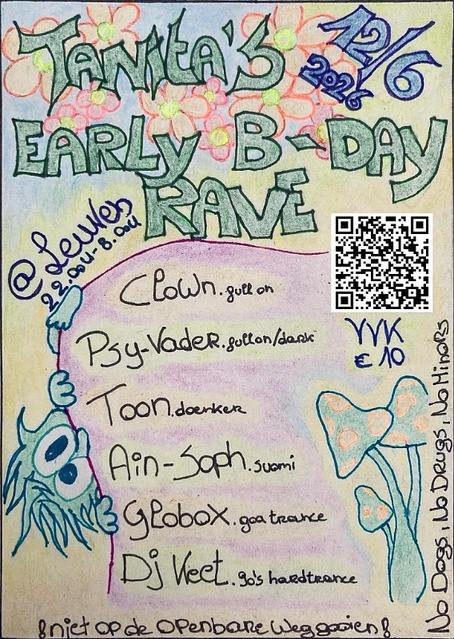 Tanita's Early B-day Rave 🦋🐸🦋 · 12.06.26, 22:00