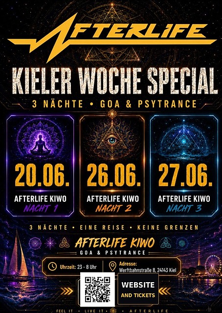 AFTERLIFE Psytrance Kieler Woche Special · 20 Jun 26, 23:00