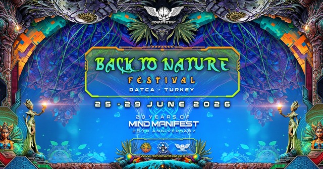 Back to Nature Festival 2026 🌕 20th Year of Mind Manifest · 25 jun 26, 22:00