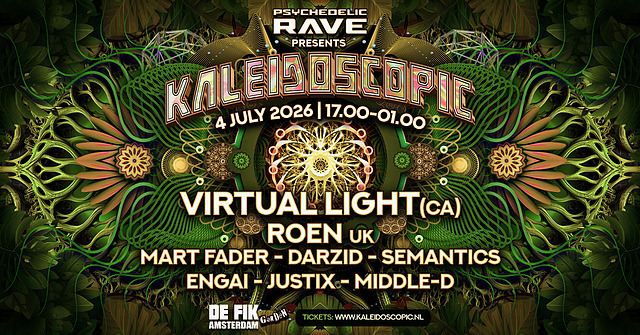 Psychedelic Rave ps. Kaleidoscopic · 26 Jun 26, 22:00