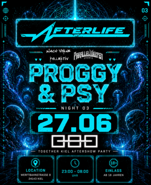AFTERLIFE PROGGY & PSY KIELER WOCHE SPECIAL · 27 Jun 26, 23:00