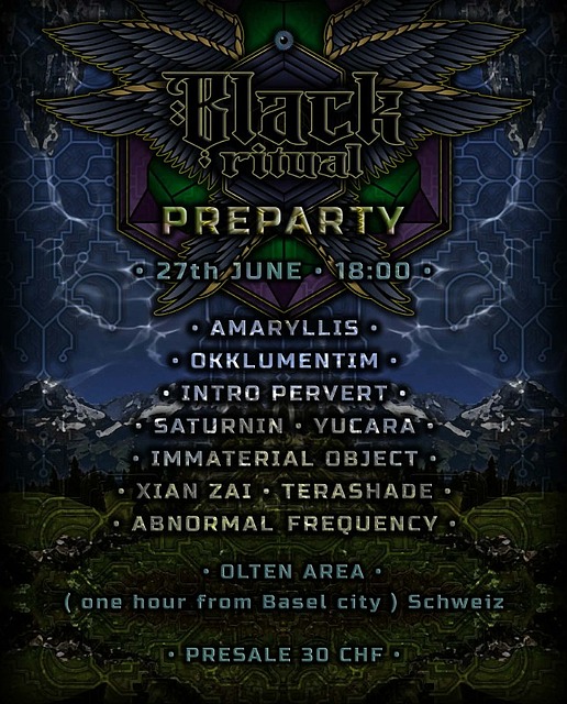Black Ritual preparty 🇨🇭 · 27 Jun 26, 18:00