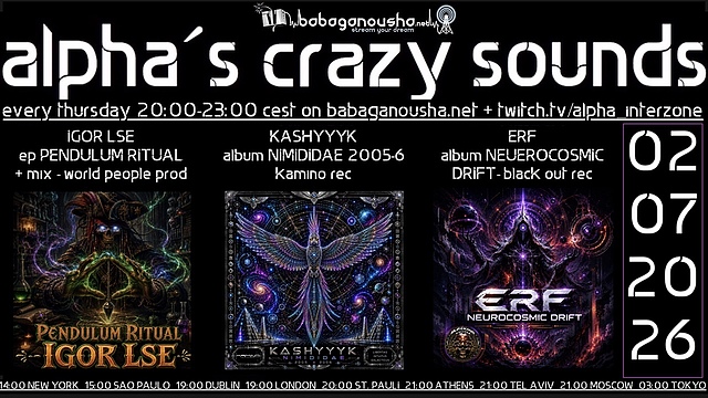 alpha.s crazy  sounds · 2 jul 26, 20:00