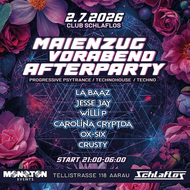 Maienzug Vorabend Afterparty 2026 · 2 Jul 26, 22:00