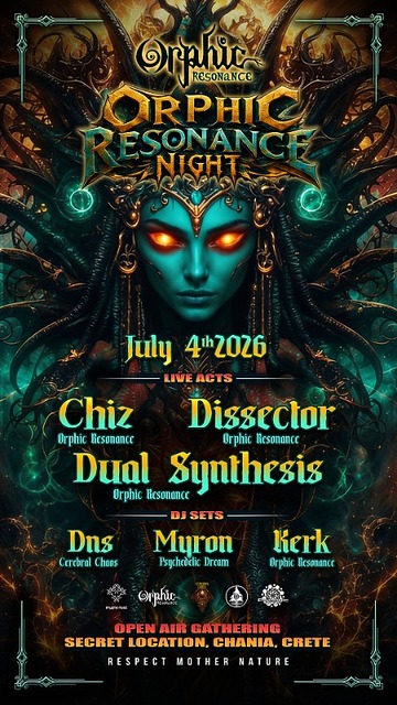 Orphic Resonance Night · 4 Jul 26, 23:00