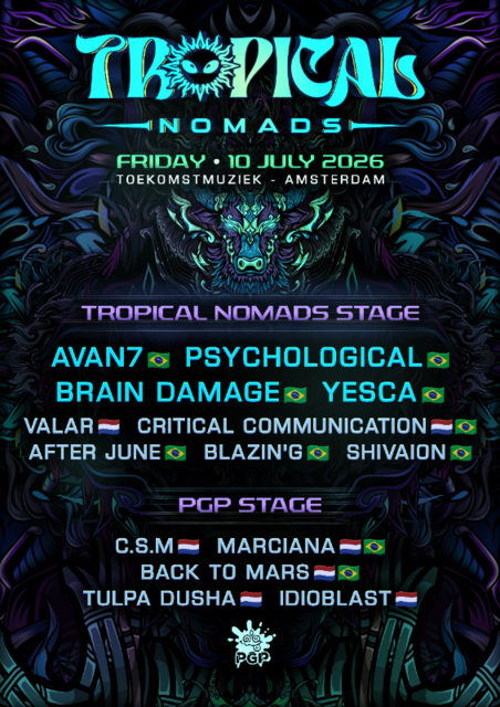 Tropical Nomads & PGP presents: Avan7 · 10 Jul 26, 18:00